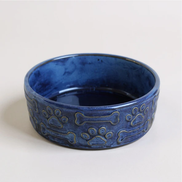 GreatHome 2’Li Porselen Kedi Köpek Mama Kabı ve Su Kabı Evcil Hayvanlar İçin - Resim 6