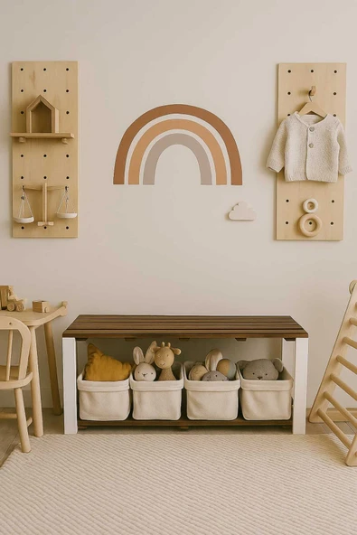 DEKORELA ÇOK AMAÇLI AHŞAP BENCH - Resim 8