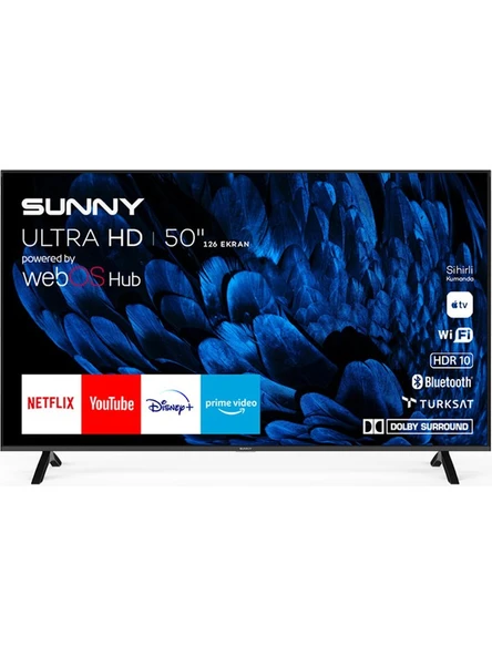 SN50QMN252 50" 127 Ekran Uydu Alıcılı 4K Ultra HD webOS Smart QLED TV - Resim 3