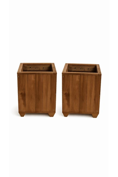 DEKORELA Ahşap Saksı ürün görseli 1