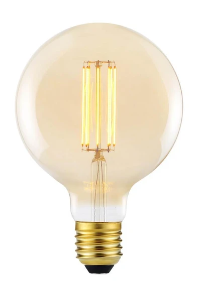 Sylvanıa 7W (55W) G125 Rustik Led Ampul 2500K E27 - Filamentli Led Lamba ürün görseli 1