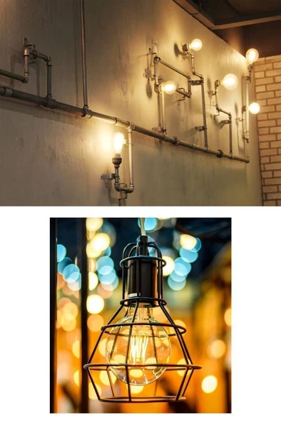 Sylvanıa 7W (55W) G125 Rustik Led Ampul 2500K E27 - Filamentli Led Lamba - Resim 7