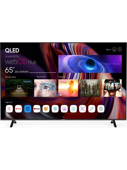 SN50QMN252 50" 127 Ekran Uydu Alıcılı 4K Ultra HD webOS Smart QLED TV ürün görseli 1