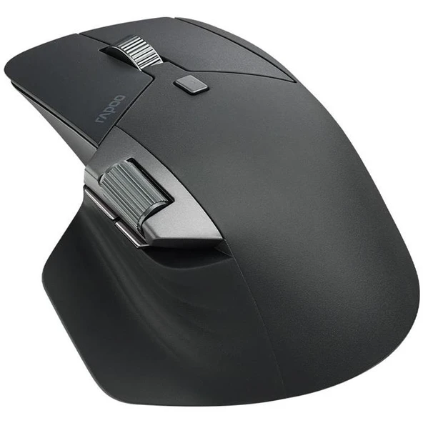 RAPOO MT760L Multi-mode Wireless Mouse Light Black - 12831 - Resim 3