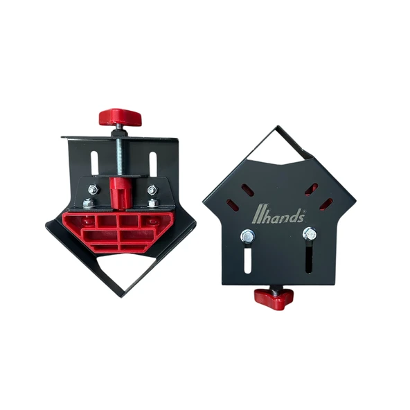 2 Adet Hands Köşe Birleştirme Aparatı Kapalı Uç Metal ürün görseli 1