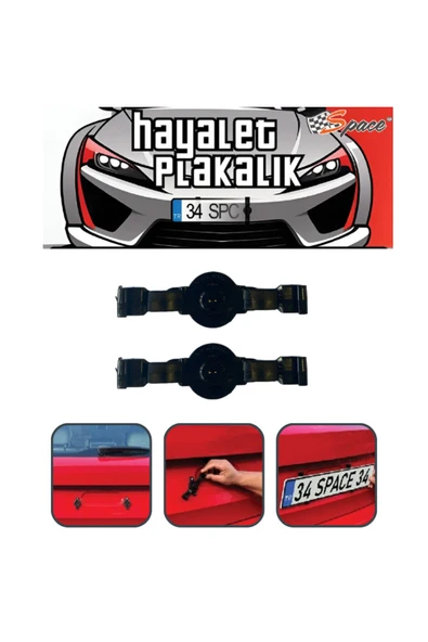 Carlone Hayalet plaka Siyah ürün görseli 1