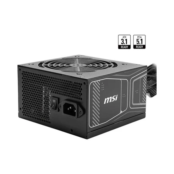 MSI PSU MAG A750GN PCIE5 750W 80+ GOLD POWER SUPPLY ürün görseli 1