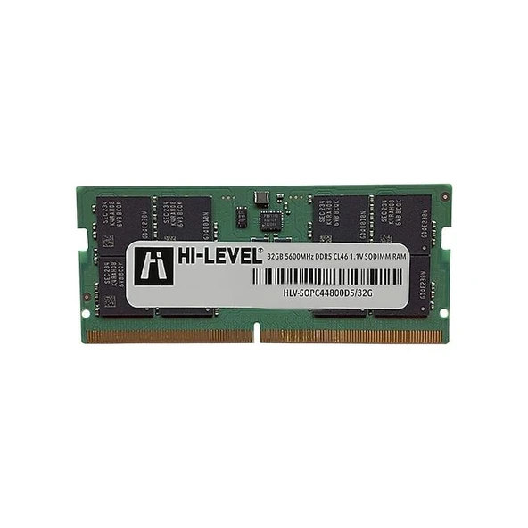 HLV-SOPC44800D5/32G 32GB DDR5 5600Mhz SODIMM 1.1V ürün görseli 1