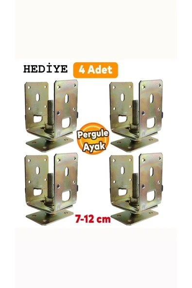 DEKORELA AHŞAP EKO PERGOLE TENTE ÇARDAK - Resim 7