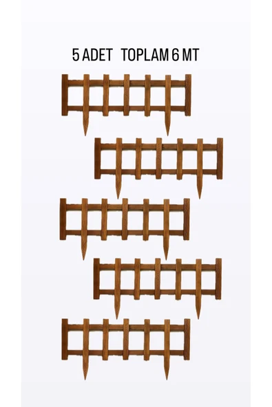 DEKORELA Ahşap Bahçe Çiti ürün görseli 1