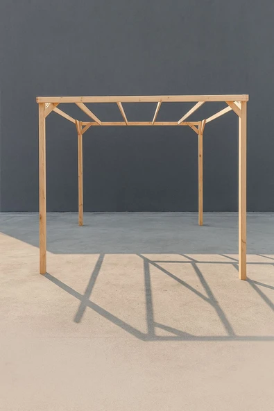 DEKORELA AHŞAP EKO PERGOLE TENTE ÇARDAK - Resim 3