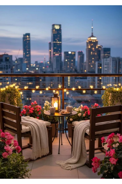 DEKORELA 2 Lİ AHŞAP BERJER BANK - Resim 2