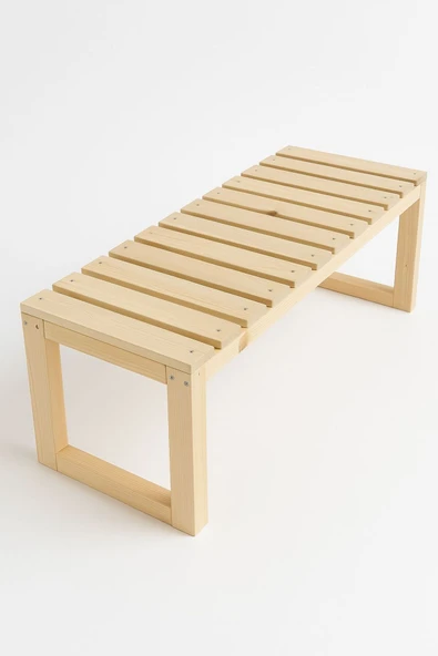 DEKORELA AHŞAP BENCH - Resim 2