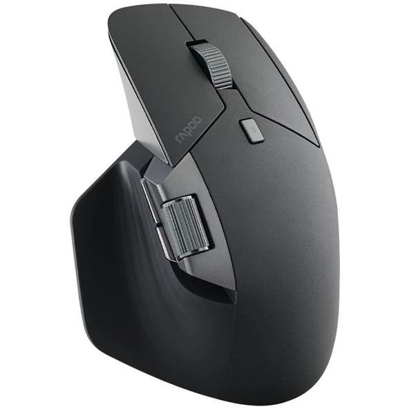 RAPOO MT760L Multi-mode Wireless Mouse Light Black - 12831 - Resim 2