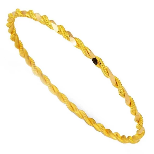 İkili Burma Bilezik 22 Ayar 10 GR ürün görseli 1