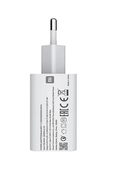 Xiaomi Redmi Note 10 Pro 33w Orijinal Hızlı Şarj Cihazı Qualcomm Turbo Hızlı Şarj Aleti - Resim 2