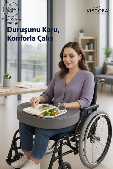 Tekerlekli Sandalye Okuma Çalışma Minderi – Ofis Sandalye Günlük Aktivite Minderi - Resim 5