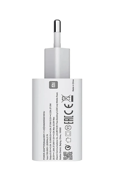 Xiaomi Redmi Note 10 Pro 33w Orijinal Hızlı Şarj Cihazı Qualcomm Turbo Hızlı Şarj Aleti - Resim 2