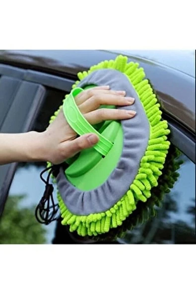 Çok Fonksiyonlu 2 In 1 Mikrofiber Araba Yıkama Fırçası Teleskopik Uzun Saplı Detay Fırçası Oto Mopu - Resim 3