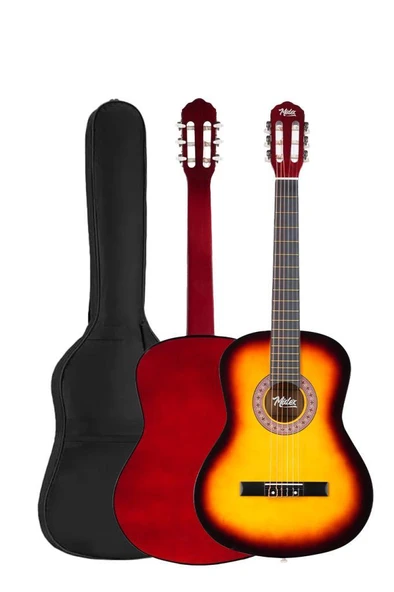 Midex CG-270SB Sunburst Renk Klasik Gitar 4/4 Yetişkin Boy Sap Ayarlı Full Set - Resim 2