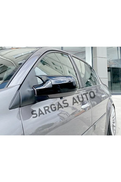 Renault Megane 2 Batman Ayna Kapağı Yarasa Ayna Piano Black Plastik - Resim 3