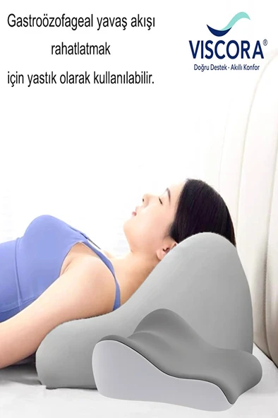 VISCORA Ortopedik Ayak ve Kalça Destek Yastığı – Rahatlama, Dolaşım ve Uyku Konforu İçin - Resim 2