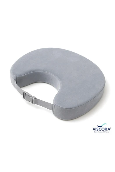 VISCORA Ergonomik Okuma Çalışma Minderi – Space Memory Foam – Bel & Boyun Destekli - Resim 2