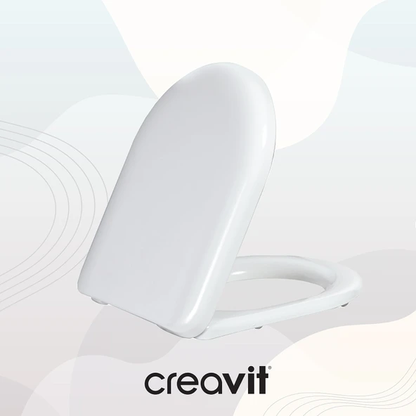 Tefen Duroplast Yavaş Kapanan Klozet Kapağı Beyaz - Resim 3