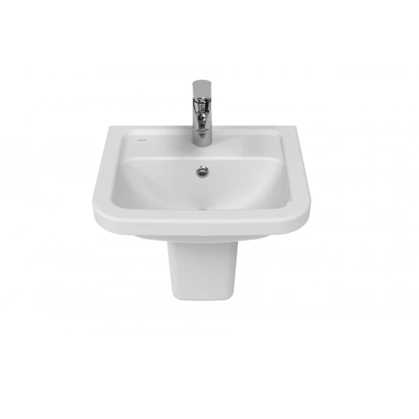 Key Köşeli Lavabo 36x45 cm Beyaz - Resim 6