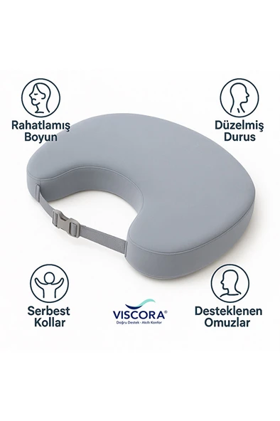 VISCORA Tekerlekli Sandalye Minderi – Çok Amaçlı Çalışma, Okuma ve Günlük Aktivite Minderi - Resim 3