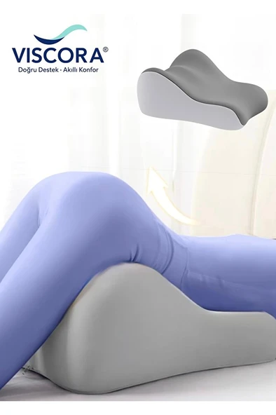 VISCORA Ortopedik Ayak ve Kalça Destek Yastığı – Rahatlama, Dolaşım ve Uyku Konforu İçin - Resim 3