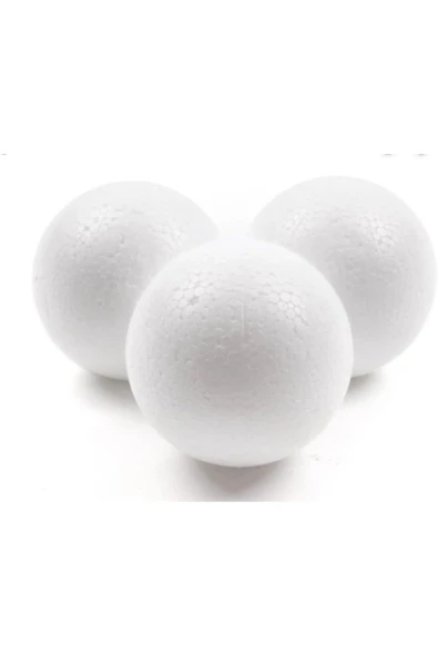 Vagon 6903 Strafor Köpük Top 6 Cm - 10'lu Paket - Resim 2