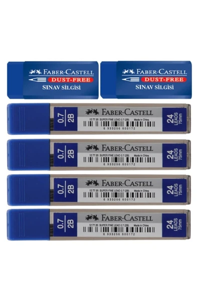 Faber Castell 0.7 Uç - Silgi Seti ürün görseli 1