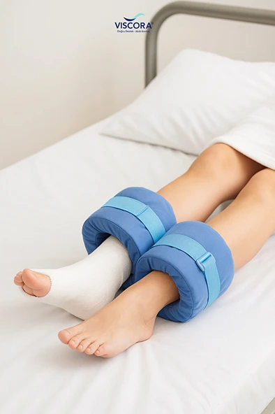 VISCORA Ortopedik El ve Ayak Destek Yastığı– Yatalak Hasta ve Cerrahi Kullanım 2’li Set - Resim 2