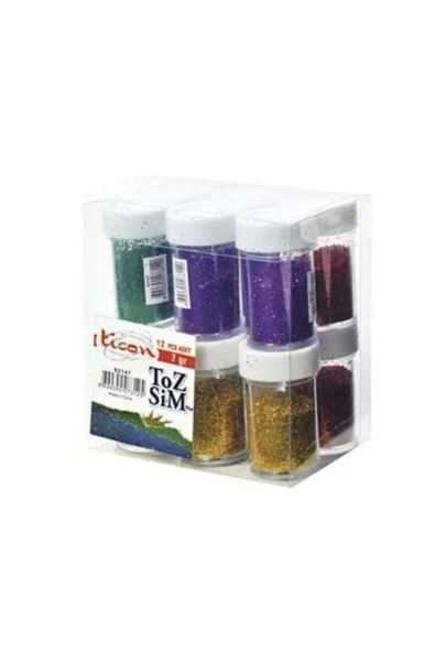 Ticon Toz Sim 7 ml Tüpte Karışık Renk 12'li - Resim 2