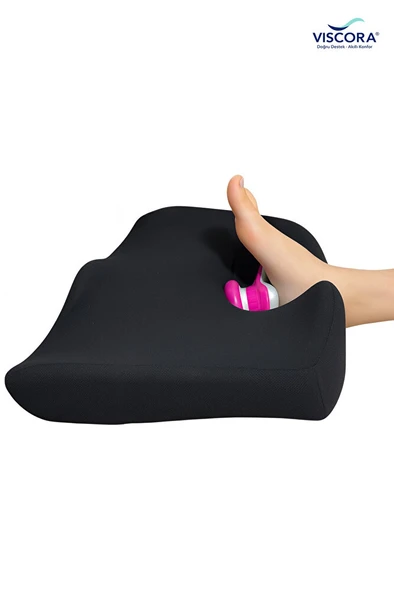 VISCORA Masajlı Titreşimli Ortopedik Destek Minderi – Bel, Sırt, Ayak ve Araç İçi Kullanım - Resim 4