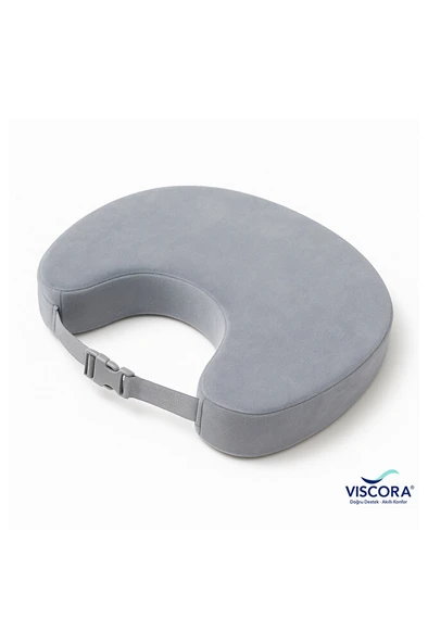 VISCORA Ortopedik Okuma ve Çalışma Yastığı - Bel, Boyun ve Kol Desteği - Resim 2