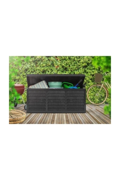 Bahçe Depolama Sandığı 320 Lt / 51 x 117 x 54 cm - Antrasit ürün görseli 1