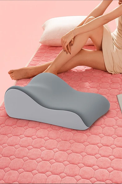 VISCORA Ortopedik Eğimli Destek Yastık – Baş Destek Yatak Destek 23x50x40 - Resim 2