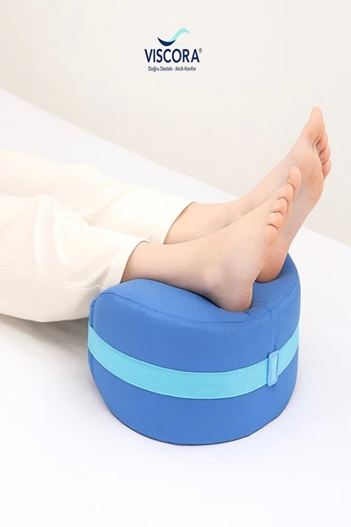VISCORA Ortopedik Topuk ve Ayak Bileği Destek Yastığı – Bası Yarası Önleyici Minder 2’li Set - Resim 3
