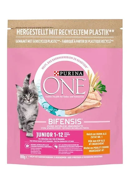 Purina One Junior Tavuklu Yavru Kedi Maması  800 gr ürün görseli 1