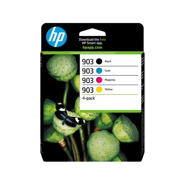 HP 6ZC73AE (903) SIYAH/MACENTA/CYAN/SARI MUREKKEP KARTUSU ürün görseli 1