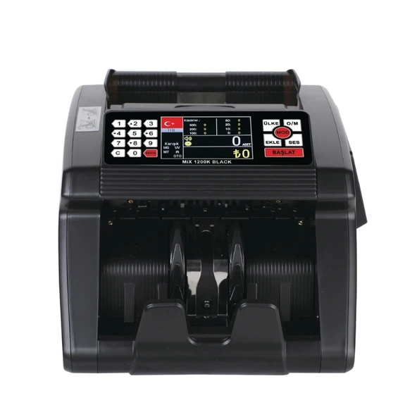 Mix K1200 Black2 TL / Euro Para Sayma Makinesi 2 Ülke - Resim 3