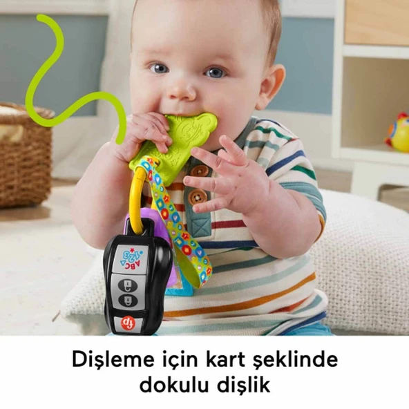 Fisher Price Sesli Eğlen ve Öğren Eğlenceli Aktivite Anahtarı HWY40 - Resim 3
