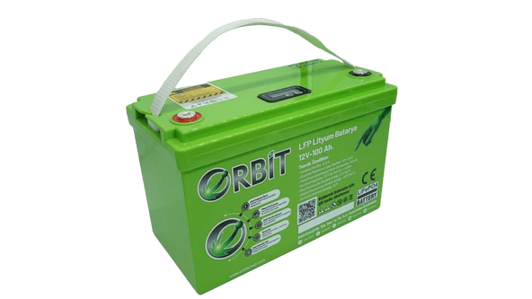 Orbit 12V 100Ah LiFePO4 Lityum Akü ürün görseli 1