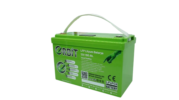 Orbit 12V 100Ah LiFePO4 Lityum Akü - Resim 2