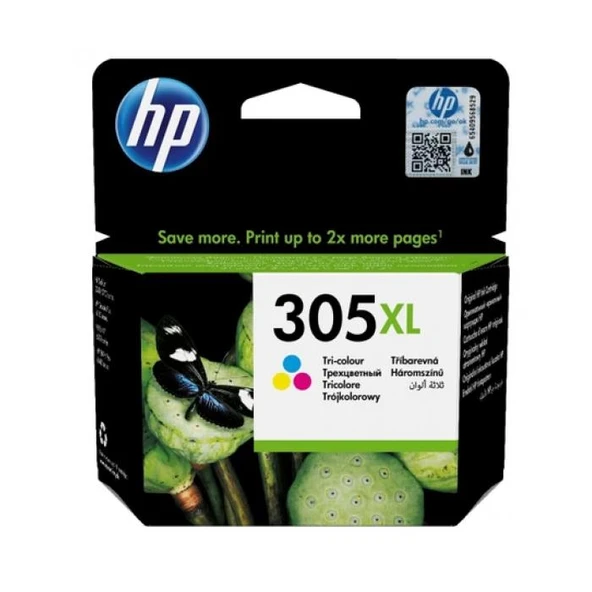 HP 3YM63AE (305XL) 3 RENKLI MUREKKEP KARTUSU 200 SAYFA ürün görseli 1