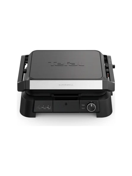 Tefal SuperGrill 3in1 6 Dilim Kapasiteli 2000 Watt Barbekü Izgara ve Tost Makinesi - Siyah - Resim 2
