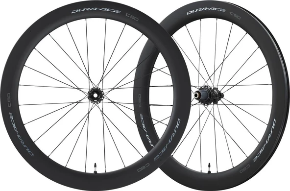 Shimano Dura-Ace C60 Karbon Jant Seti Tubeless WH-R9270-C60-TL Centerlock EWHR9270C60LFEREDB - Resim 11