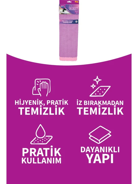 Parex Easy Mikrofiber Temizlik Bezi 2' Li Paket - Resim 2